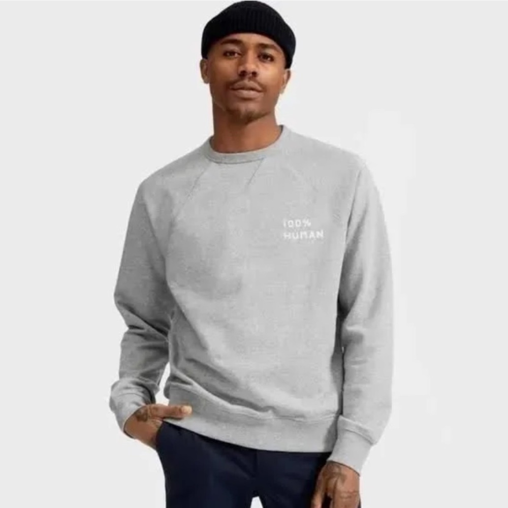 Everlane Embroidered Sweatshirt, size Medium